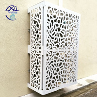 Housse décorative pour climatiseur extérieur, accessoires pour mini-split, housse imperméable pour pompe à chaleur, forme rectangulaire, style contemporain