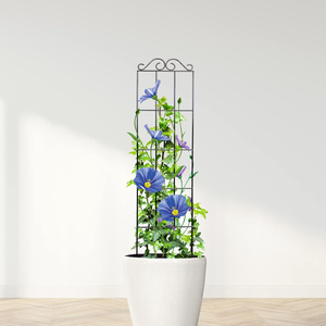 Treillis <span class=keywords><strong>de</strong></span> <span class=keywords><strong>jardin</strong></span> en métal pour plantes grimpantes, support extérieur pour plantes, roses, vignes, fleurs, légumes, treillis en métal antirouille pour pot <span class=keywords><strong>de</strong></span> <span class=keywords><strong>jardin</strong></span> - Product Image 4