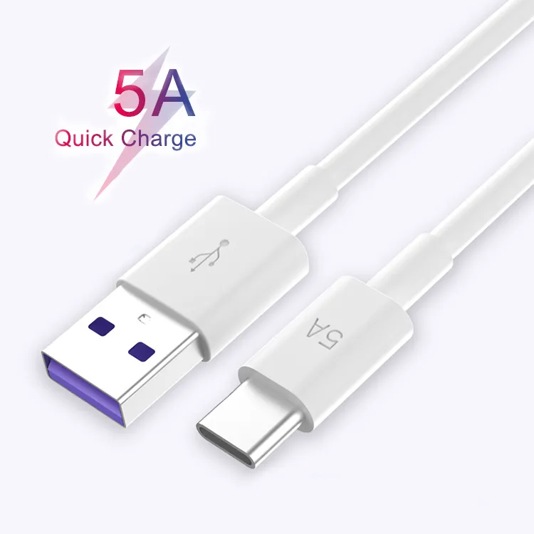 2020 5A PD Fast Charging Speed Type C usb Data Cable For Huawei iphone