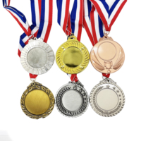 Trofeos Deportivos Modernos de Diseño Personalizado en Oro, Medallas de Oro de Aleación de Zinc