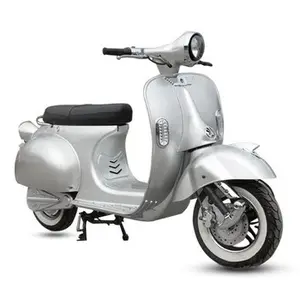 Retro Roman Holiday 1200W 1500W Lithium Battery Electric Scooter Un-foldable Pocket Vehicle For Adults