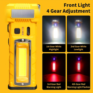Portable USB Rechargeable 2 in 1 Turbo Air Blower COB Work <b>Light</b> High Speed Violent Fan for Car Detailing and Camping Lighting - Product Image 3