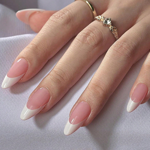 360 <span class=keywords><strong>Uñas</strong></span> Postizas Rosadas en Forma de Almendra, 10 Rejillas, <span class=keywords><strong>Uñas</strong></span> Francesas <span class=keywords><strong>Cortas</strong></span>, Decoración de <span class=keywords><strong>Uñas</strong></span> Falsas para Mujer, <span class=keywords><strong>Uñas</strong></span> a Presión - Product Image 5