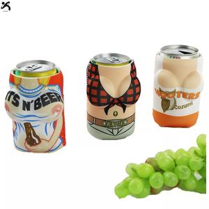 New Design Custom Made Sublimated Single Style Insulated <b>Drink</b> Beer <b>Cooler</b> Printed 3D Can <b>Cooler</b> Sleeve - Product Image 6