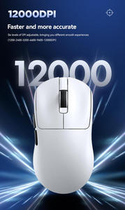 Souris personnalisée rechargeable, souris sans fil tri-mode, légère, Pixart 3311, jeu e-sport, souris filaire 2.4G BT USB - Product Image 2