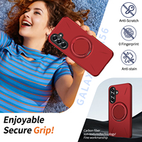Étui de téléphone portable Azlefo 360 degrés, support de luxe antichoc en TPU et PC pour Samsung A56 A36 A23 A55 A35 A25 A16 A15 A07 A06 A05
