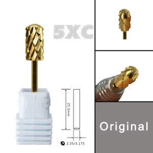 Brocas de Uñas Redondas Grandes con Punta de Barril, Seguras, 5XC, 8 Colores, para Remover Polvo Acrílico, Extra Fuertes - Product Image 6