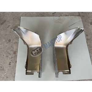 Protectores de esquinas del parachoques trasero para Toyota Tundra 2014-2019, protectores de esquinas del parachoques trasero con orificios. - Product Image 1