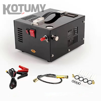 Compresseur 300W PCP Pompe submersible haute pression 300bar avec source d'alimentation AC/gaz Carabine à air comprimé Voiture Autres applications