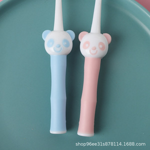 Childrens Toothbrush Bamboo Panda Style Soft Bristles 0-12 Years Old Baby Toothbrush For Teething Kids Manual Toothbrush - Product Image 5