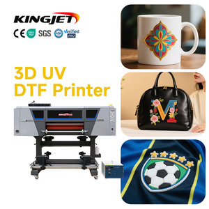 60cm 3d Uv Dtf Printer Machine With Laminator Sticker A3 Roll to Gold Foil 2 in 1 Flat <b>Bed</b> 3 60 <b>Led</b> Flatbed Uv Dtf Printer - Product Image 1