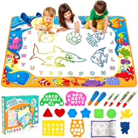Tapis de dessin à l'eau AJB Toys, tapis de coloriage et d'écriture, tapis de dessin pour enfants, avec stylos magiques, jouets éducatifs