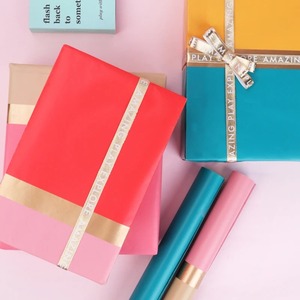 Custom Colorful Kraft Gift <b>Wrapping</b> <b>Paper</b> Roll Recyclable Offset Printing Craft Packaging <b>Paper</b> for Gifts and DIY Projects - Product Image 3