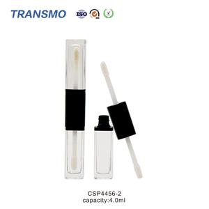 Tube de brillant à lèvres double face, base vide pour baume à lèvres carrée avec bouchon à vis pour emballage de blush - Product Image 3