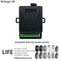 Récepteur de porte de garage LIFE 2CH 7-32V Module compatible avec les télécommandes LIFE FIDO2 VIP2 VIP4 STAR2 BRAVO4 433,92MHz