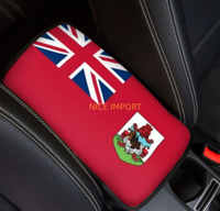 Meilleures ventes : Coussin de protection universel pour accoudoir de console centrale de voiture, motif drapeau de Barbade, compatible SUV, berline, camion