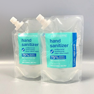 Bolsa de Plástico con Boquilla Impresa Personalizada, 100ml 200ml 250ml 500ml, para Jabón Corporal, Desinfectante, Jabón Líquido para Manos, Recarga - Product Image 4