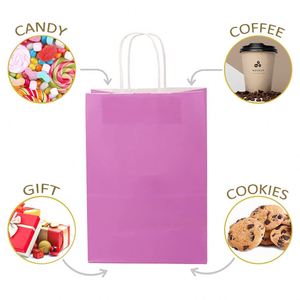 Paper Gift <b>Bags</b> with Handles Kraft for Party Shopping Color Retail Christmas Birthday Wedding Premium Paper Packaging <b>Bag</b> - Product Image 5