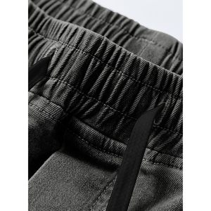 Jean Cargo Homme FOXA en Denim Extensible, Taille Élastique avec Cordon de Serrage, Coupe Décontractée, Vêtement Décontracté, Coton Mi-Lourd Respirant - Product Image 6