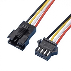 Fil de cuivre personnalisé OEM/ODM Henghua W.A.XS.017 avec conducteur en cuivre et gaine en PVC, fils étamés à double extrémité pour équipement moteur conventionnel - Product Image 1