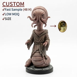 Statuetta Bobblehead Personalizzata in Resina di Cthulhu, Figurina Artistica Artigianale Ispirata ai Miti Horror per Collezione e Decorazione - Product Image 1