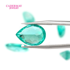 CADERMAY JEWELRY Paraiba Pear Cut Loose Stone Natural YAG Aluminum Garnet For Jewelry Making - Product Image 3
