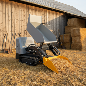 Minivolquete de orugas barato en oferta, envío gratis, EPA CE EUR5, 500 kg de carga, minivolquete hidráulico sobre orugas para transporte - Product Image 1