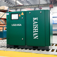 Kaishan 7.5-355kw lubrifié à l'huile 116psi 36cfm LG compresseur d'air à vis