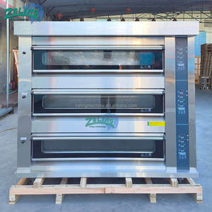 Four à pain électrique commercial de luxe à grande capacité, 3 niveaux, 9 plateaux, pour usine alimentaire et supermarché - Product Image 2