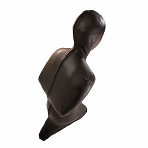 <span class=keywords><strong>Combinaison</strong></span> Zentai en similicuir <span class=keywords><strong>latex</strong></span> effet mouillé sexy pour hommes grandes tailles, lingerie érotique, tenue fétichiste gay, costume de prisonnier cosplay - Product Image 4