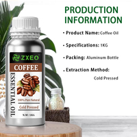 Vente en gros d'huile essentielle de café avec un fort parfum de café Huile de grain de café vert 100% pur pour la peau, les cheveux et la fabrication de bougies