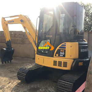 Excavadora de cadenas mini Komatsu PC50 PC50MR de 5 toneladas usada de segunda mano, origen Japón, motor con certificación CE, bomba de caja de cambios, rodamiento HAWE - Product Image 4