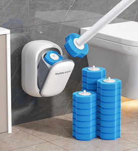 Disposable Plastic All-Round <b>Cleaning</b> Toilet <b>Brush</b> Handheld Adjustable Waterproof Portable Nylon Fabric 24.0-35.9oz Custom Logo - Product Image 5