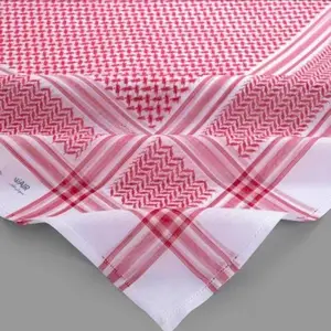 Groothandel Luxe Moslim Islamitische Saudi Arabische Dubai Betaalde Arabische Sjaal Shemagh Keffiyeh Hoofddoek Shemagh