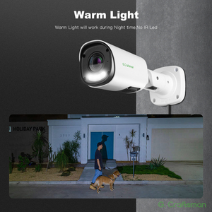 Cámara IP Cilíndrica a Todo Color GR-YURVW-M8S 4K 8MP con Visión Nocturna ColorVU para Exteriores IP67, Almacenamiento en la Nube NVR, <span class=keywords><strong>P2P</strong></span> HiEasy - Product Image 3