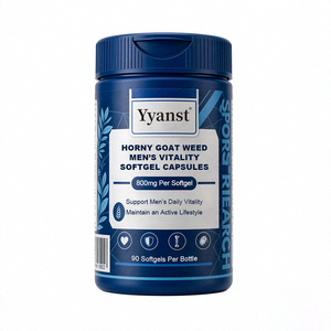 Extrait de Horny Goat Weed, capsules molles pour la vitalité masculine, 800 mg, 90 pièces, soutient la vitalité quotidienne des hommes, maintient un mode de vie actif, OEM - Product Image 1