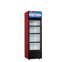 Congélateur vertical vitrine 400L à porte simple, vente directe usine