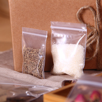 Sacs en plastique refermables étanches et hermétiques pour l'emballage alimentaire, sacs en polyéthylène transparents avec fermeture éclair refermable