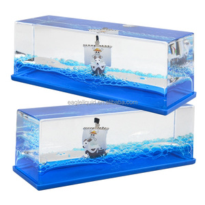 Prensa-papeles de acrílico personalizado con diseño de crucero insumergible, decoración de escritorio de oficina, <span class=keywords><strong>barco</strong></span> insumergible, artículos de papelería con diseño de olas, juguetes educativos - Product Image 3