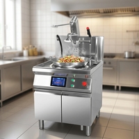 SEMIKRON Machine à Frire Électromagnétique Automatique Intelligente à Tête Unique, Commerciale, à Huit Griffes en Acier Inoxydable