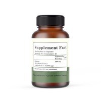 Capsules de ginseng coréen entièrement végétalien sans gluten étiquette personnalisée capsules de ginseng