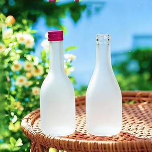 Botellas de Vidrio Esmerilado de 350 ml para Almacenamiento, Venta al Por Mayor, Botellas Vacías para Frutas, Vino y Licores - Product Image 4