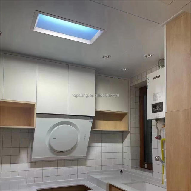 Topsung New Artificial Led Skylight Cloud With Remote 1200*600mm Tuya Blue Sky Panel Ceiling Lighting System