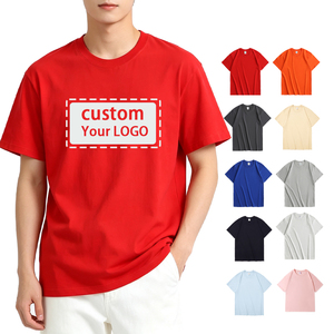 T-shirts personnalisés de haute qualité, épais, surdimensionnés, vierges, avec impression graphique sur mesure, en coton, pour hommes - Product Image 1