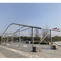 Tente de réception de mariage de haute qualité, imperméable, en PVC transparent ou blanc, avec structure en aluminium, à vendre