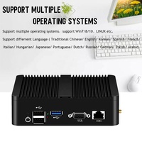 Xcy — Mini PC portable Celeron J1900, ordinateur pour pare-feu Pfsense, avec 2 go de RAM, 16 go de SSD, statue, processeur sans fil, Rohs 4 LAN, prise en charge AES, WIN
