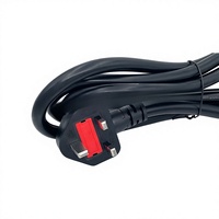 Cordon d'alimentation UPS standard britannique, prise britannique, PDU serveur vers C19, cuivre pur, trois conducteurs, haute puissance, 13A, noir, 1,5/2,5 mm²