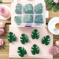 Papier de riz Turtle Leaf en boîte, 48/240 pièces, pour la décoration de gâteaux et la pâtisserie