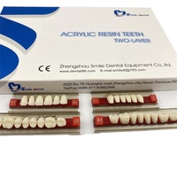 Ensemble complet de dents dentaires 2 couches pour prothèses dentaires