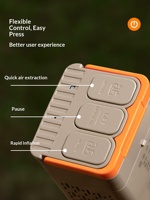 Pompe à air électrique 2 en 1 pour gonfler et dégonfler les tentes, canapés et matelas pneumatiques de camping en extérieur